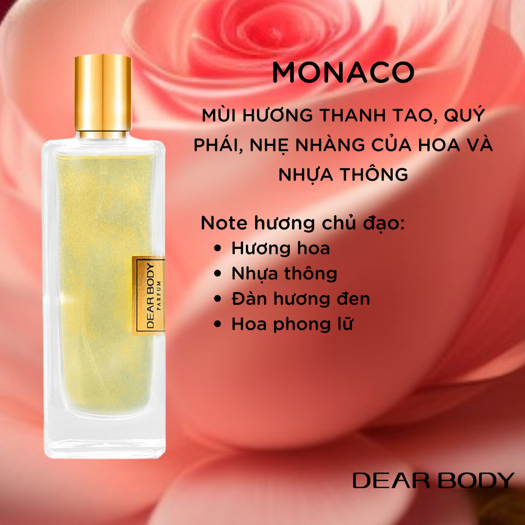 Nước Hoa DEAR BODY 50ml - Dạng Kim Tuyến Lấp Lánh - Hương Thơm Quyến Rũ - Ngọt Ngào - Hấp Dẫn - Lưu Hương Tới 12h