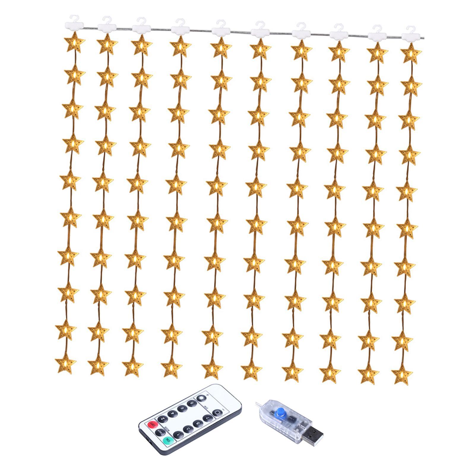 Star String Lights LED Fairy Lights Warm White Atmosphere Lights Waterproof