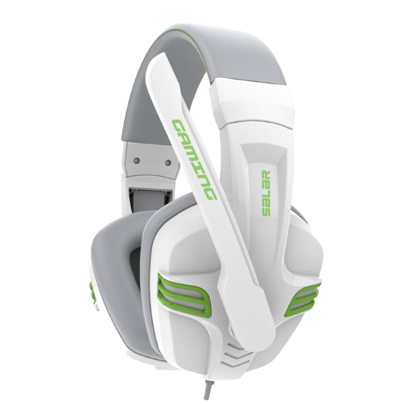 3.5mm Stereo Gaming Headset Wired Headphone with Mic Noise Cancelling