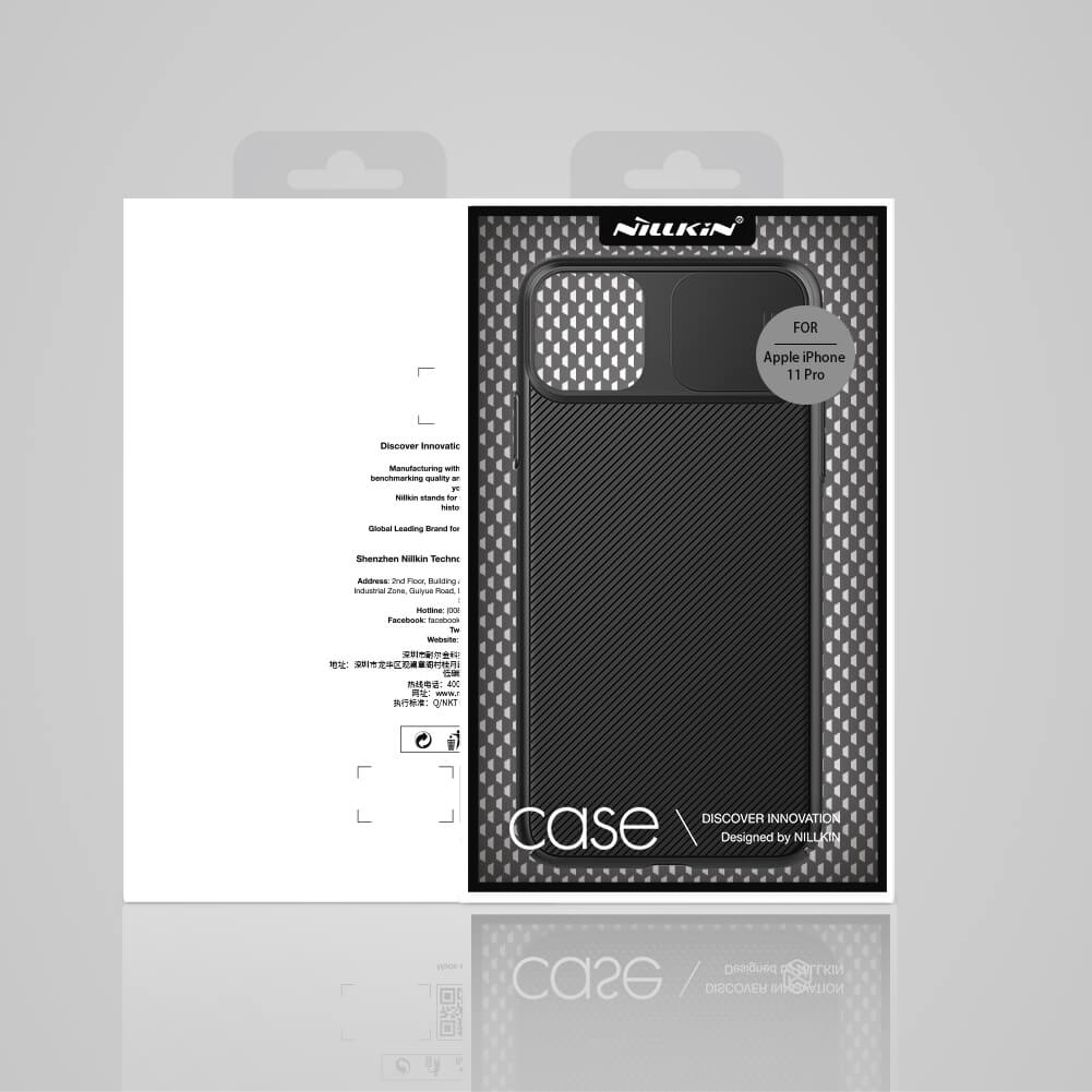 Ốp lưng chống sốc bảo vệ Camera cho iPhone 11 Pro Max  hiệu Nillkin Camshield  - Hàng chính hãng