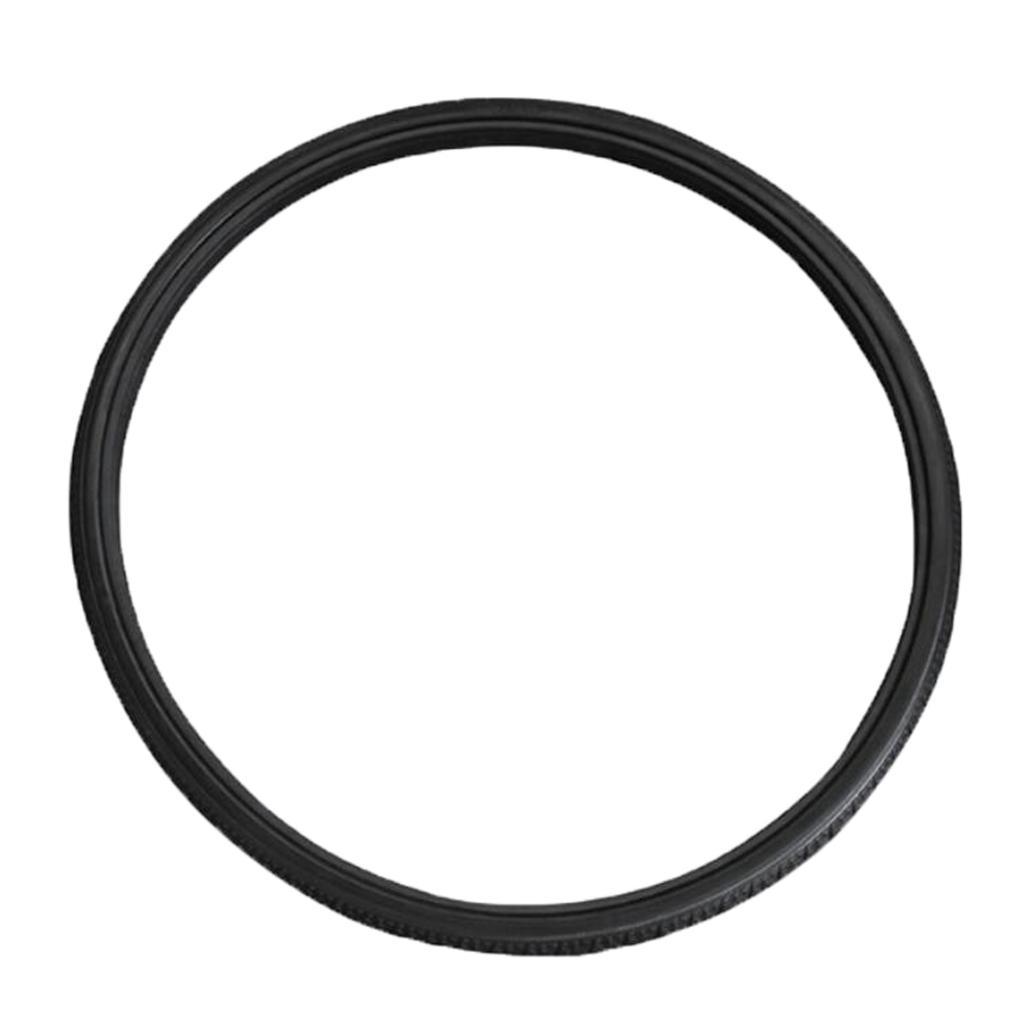 2Pcs Heavy Duty Polyurethane  Wheelchair Street Tire for 24x1 3/8 inch