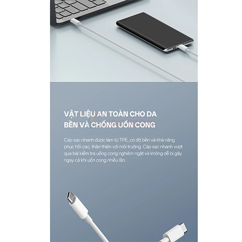Cáp USB Type-C to Type-C Cuktech 1m 100W KLC-5499 - Hàng chính hãng