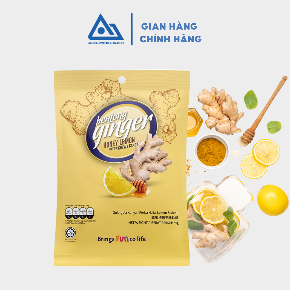 Kẹo mềm trái cây muối Extra Cooling gói 65g, kẹo dẻo Chewy Candy ăn vặt Malaysia nhiều vị An Gia Sweets Snacks