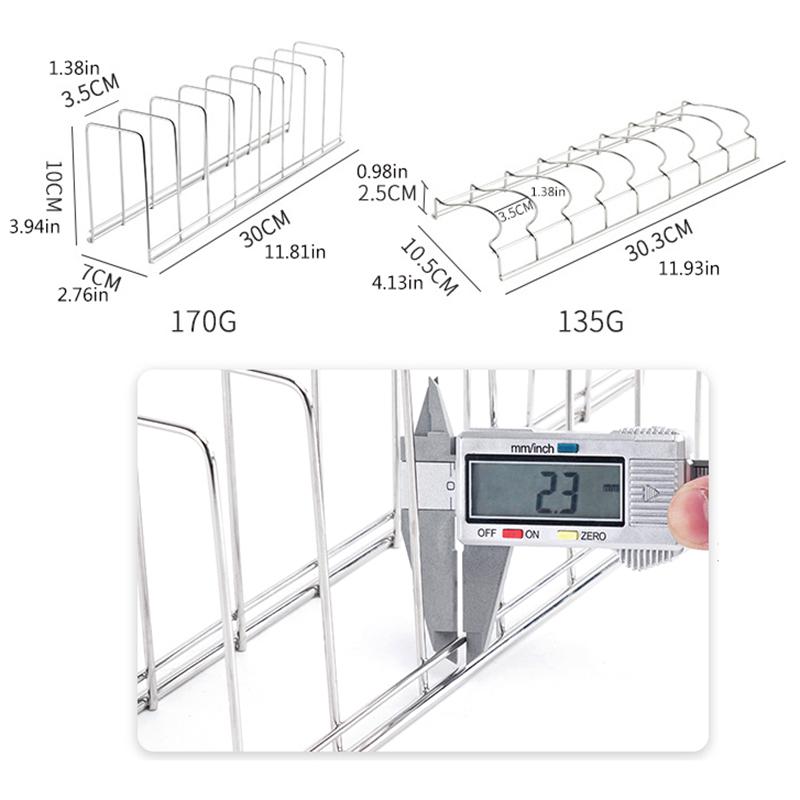 Giá để chén dĩa phơi khô bằng thép không gỉ tiện lợi cho nhà bếp