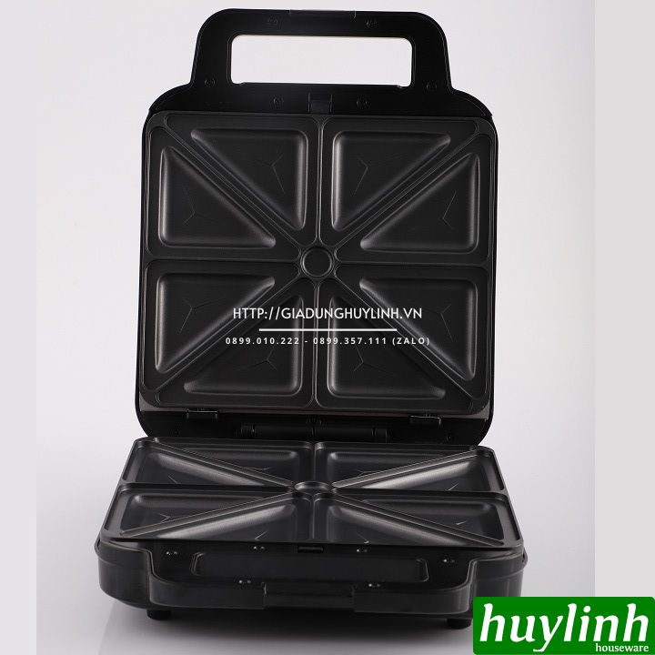 Máy làm - nướng bánh sandwich hotdog waffle Tiross TS9656 - 3 trong 1 - 1200W - Hàng chính hãng