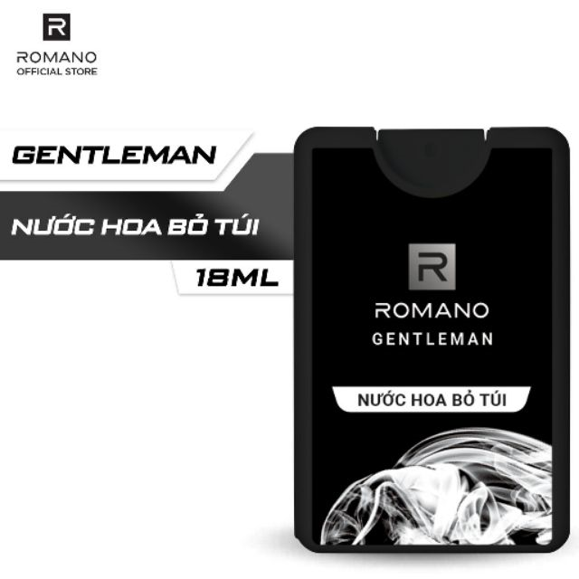 Nước hoa bỏ túi Romano hương Gentleman 18ml