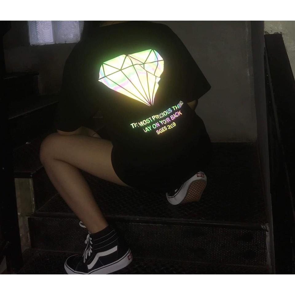 Áo thun phản quang 7 màu diamond