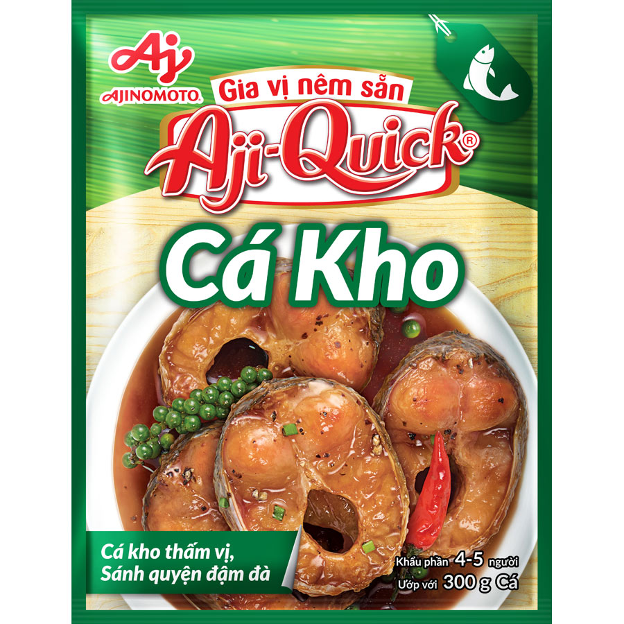 Gia vị nêm sẵn Cá kho Aji-Quick 31g