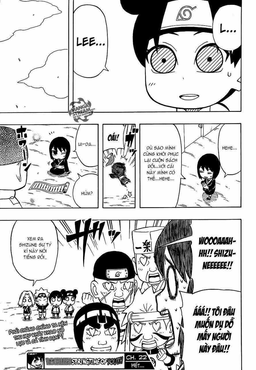 cửu vĩ hồ ly ngoại truyện rock lee chapter 22 29