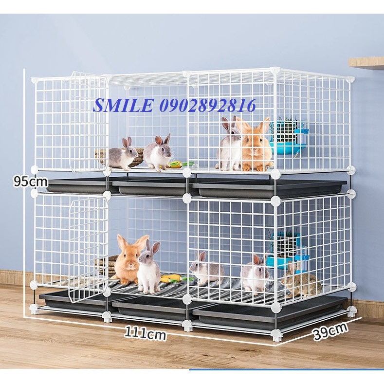 Khay nhựa vệ sinh size 35x35 và 35x45 cm cho chuồng thú cưng, chuồng lắp ghép