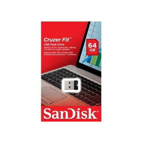 USB 2.0 SanDisk CZ33 Cruzer Fit Flash Drive (SDCZ33-G35) - Hàng Chính hãng