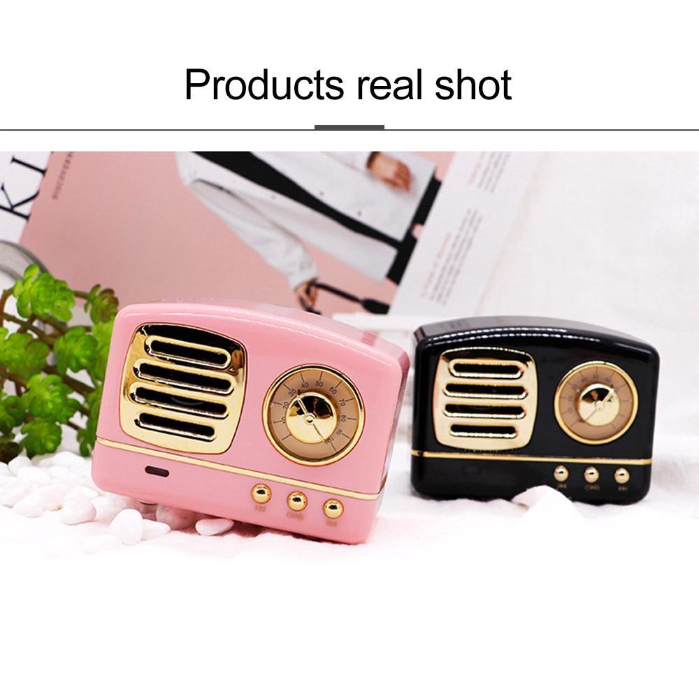 Loa bluetooth phong cách cổ điển hỗ trợ thẻ nhớ TF