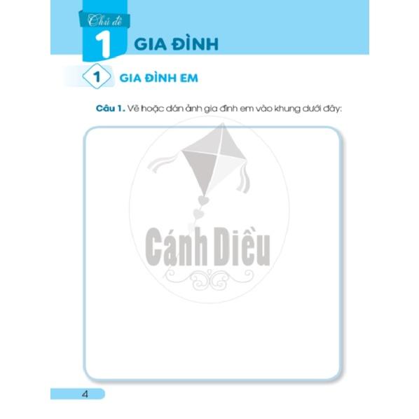 Vở Bài Tập Tự Nhiên và Xã Hội lớp 1 - Cánh Diều