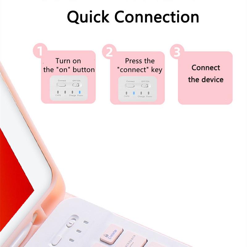 For iPad Keyboard Mouse 2021 For iPad Mini 6 2021 8.3 inch Mini 5 4 3 2 1 7.9 inch Keyboard Teclado Wireless Tablet Keyboard