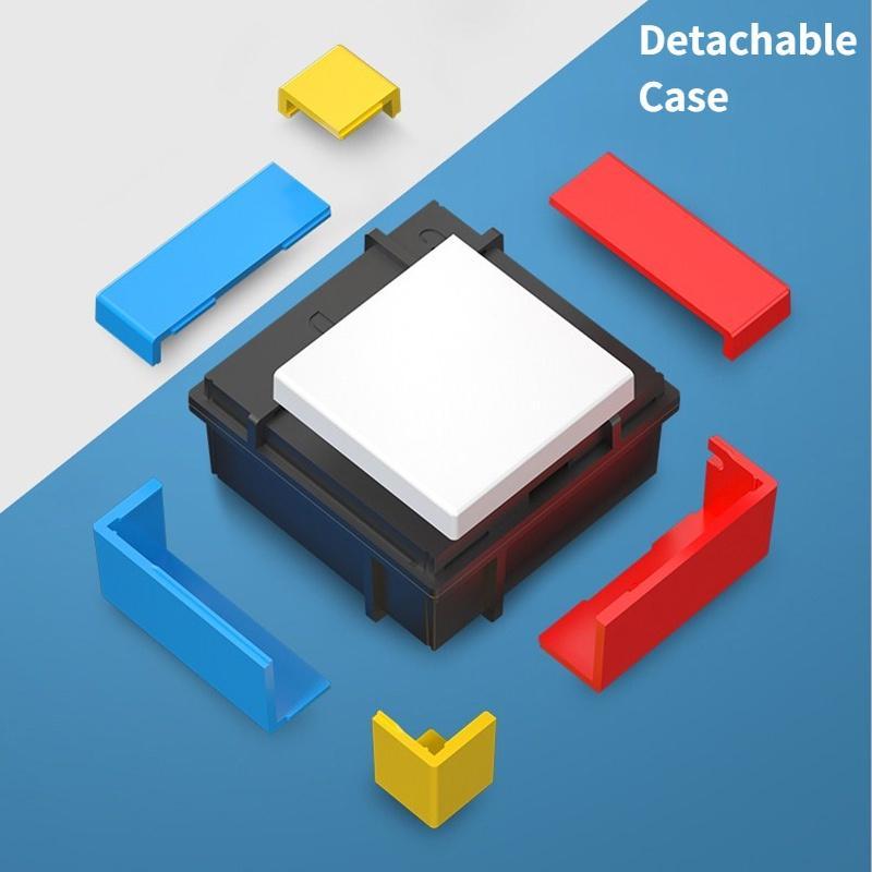 Tai Nghe Bluetooth 5.3 TWS K66 Không Dây 2022 Kèm Mic Thiết Kế Hình Khối Lập Phương Có Thể Tháo Rời