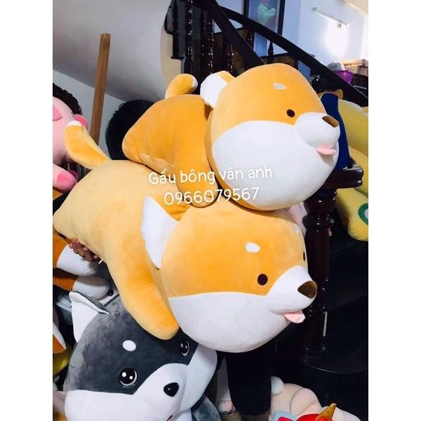 Gấu Bông Chó Shiba Vàng Mắt Híp ,Shiba Mắt Tròn Siêu Cute