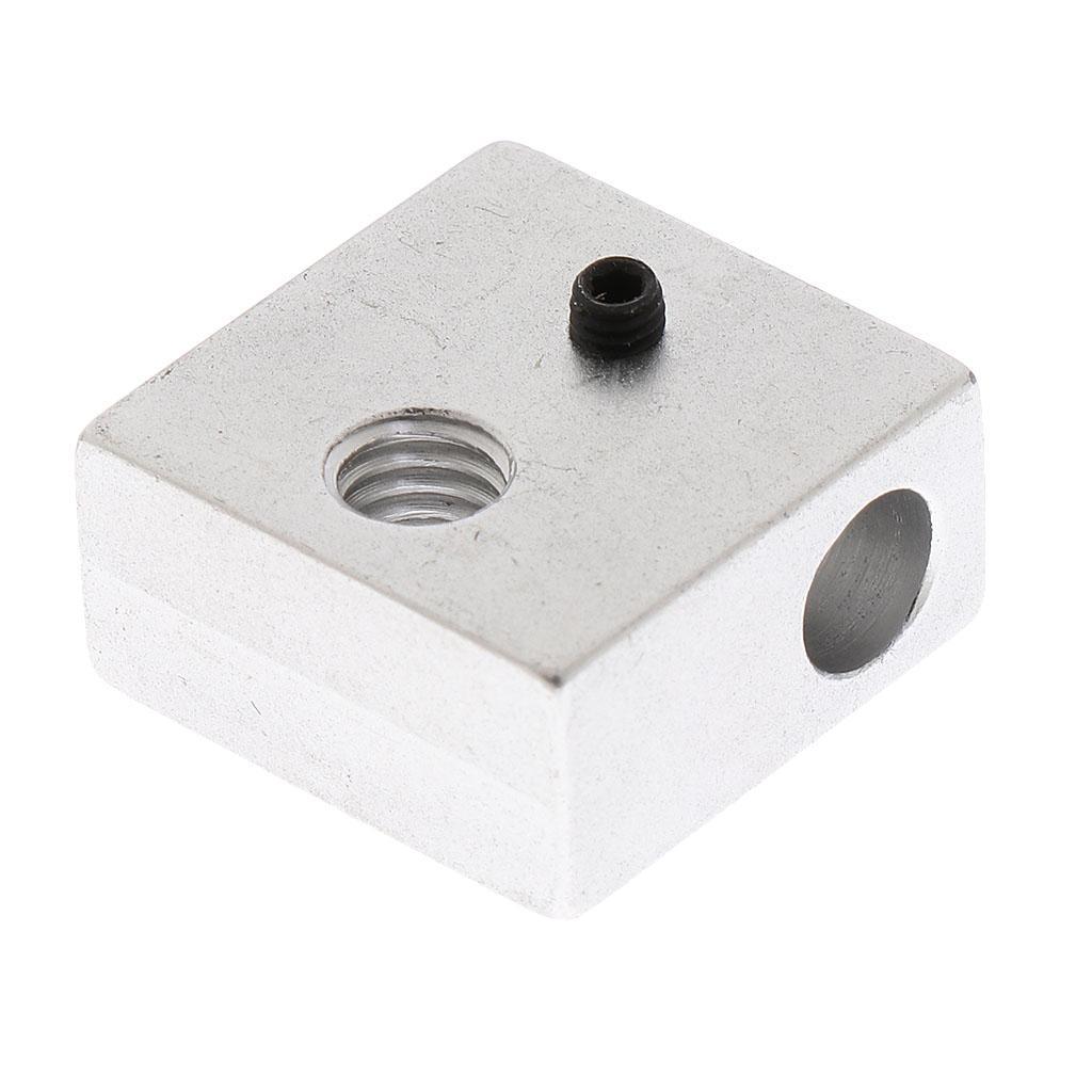 M6 6mm Extruder Hotend Nozzle Throat Heater Block for 3D Printer