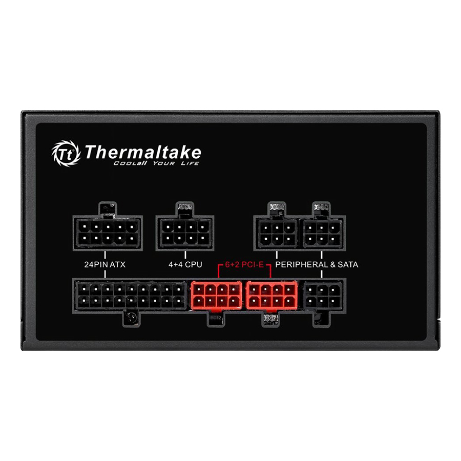 Nguồn Máy Tính PSU Thermaltake Smart Pro RGB 650W Bronze PS-SPR-0650FPCBEU-R 120mm - Hàng Chính Hãng