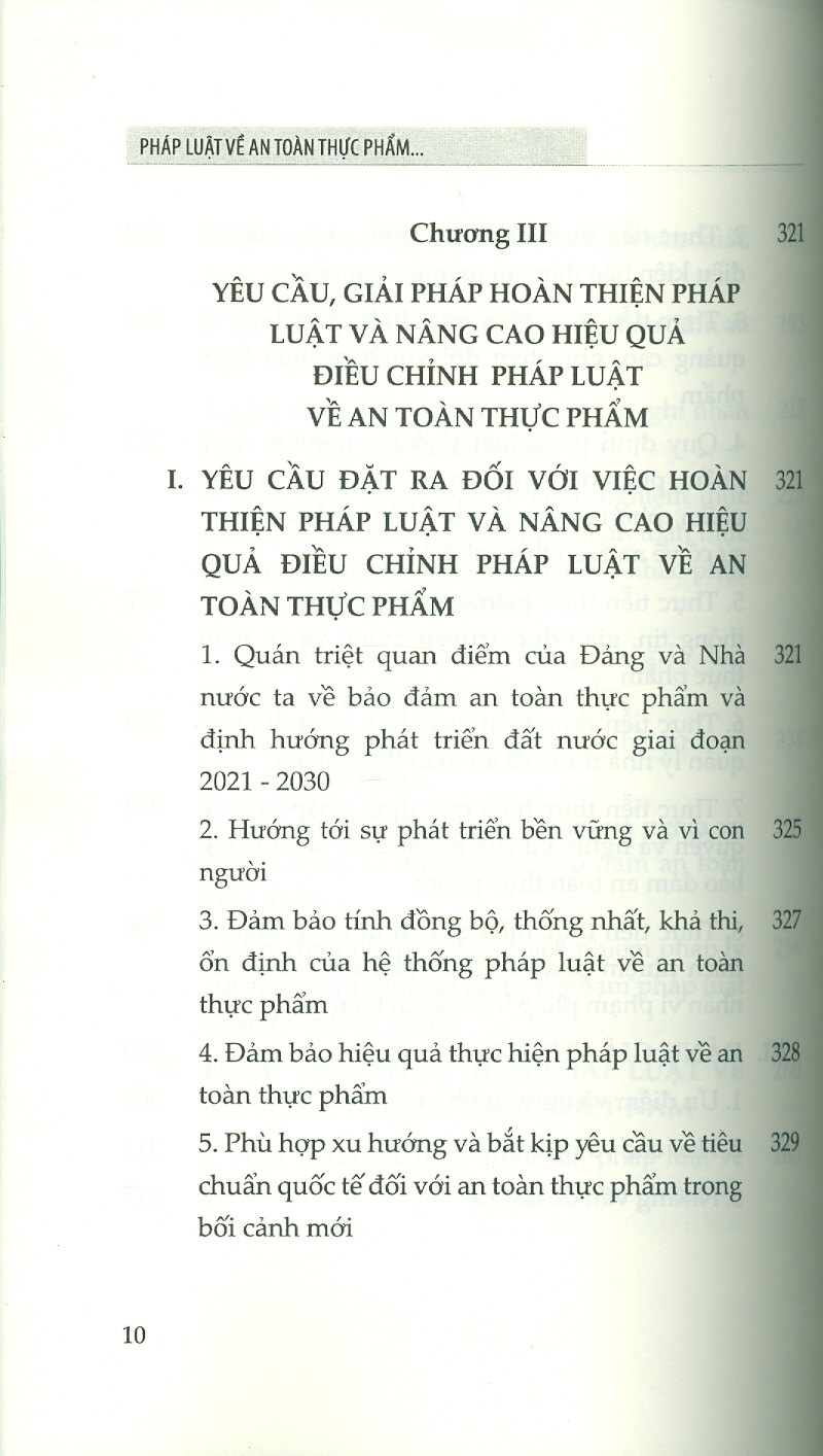 Pháp Luật Về An Toàn Thực Phẩm Ở Việt Nam (Sách chuyển khảo) - TS. Phạm Thị Thúy Nga (Chủ biên)