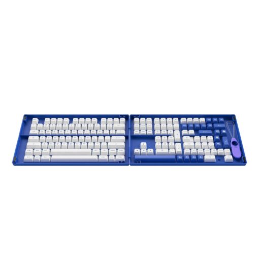 Keycap Cho Bàn Phím Cơ AKKO Hàng Chính Hãng Blue On White ASA Profile | EZPC