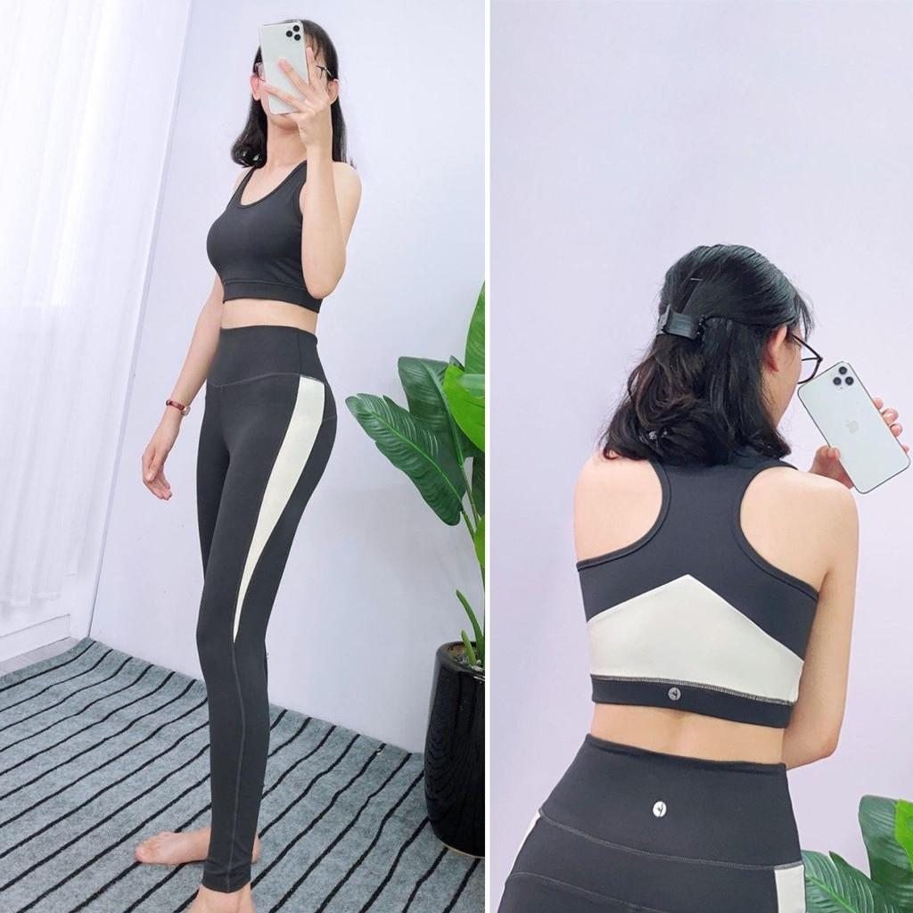 Ảnh thật 100% SALE SIÊU RẺ SET ĐỒ LỬNG TẬP Yoga, Gym, Aerobic - Bộ thể thao nữ lưng 3 lỗ LẺ SIZE S