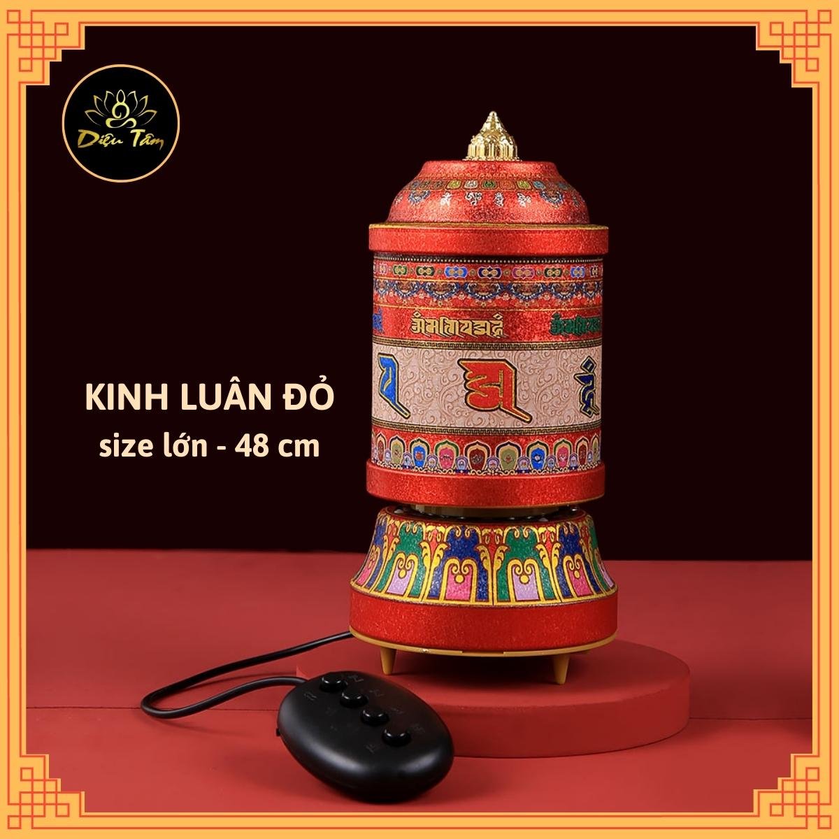 Kinh luân điện -Bánh xe cầu nguyện cắm điện, có kinh bên trong