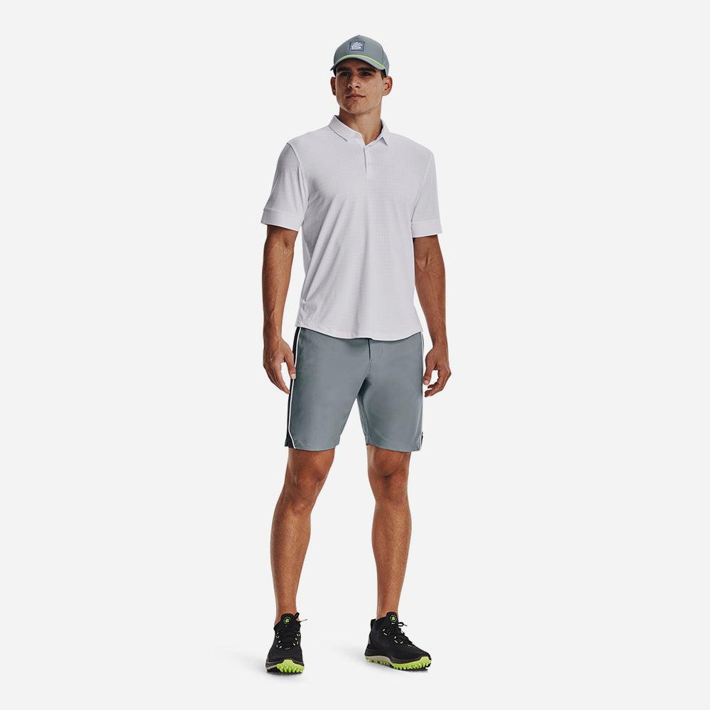 Áo polo thể thao nam Under Armour Curry Micro Splash - 1377406-100