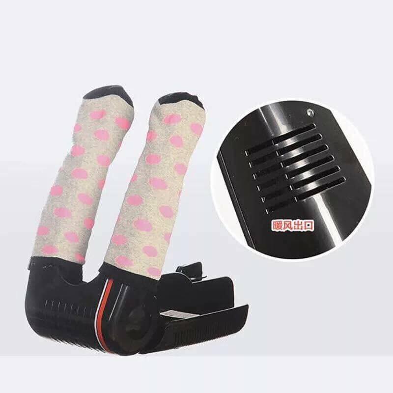 Máy sấy giày, sưởi giày khử mùi cao cấp loại to tặng kèm 1 hộp đựng giày trong suốt - GDHN Loại Tốt