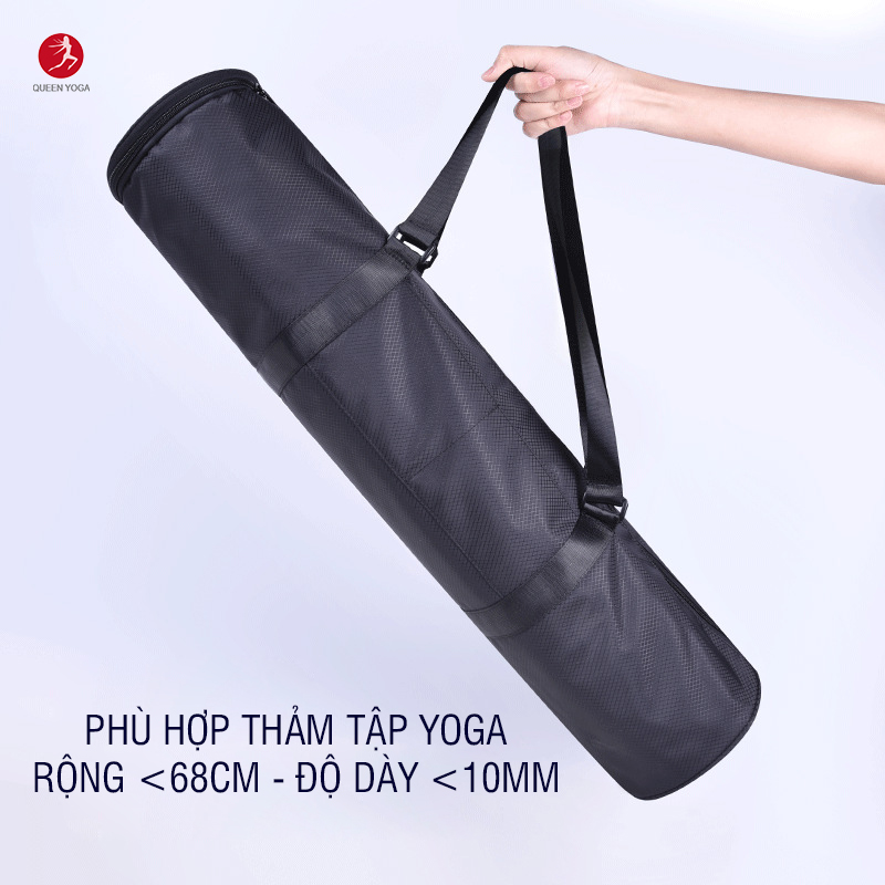 Túi Đựng Thảm Yoga Chống Nước Cao Cấp Queen Yoga #QYTDT03 Vải Oxford