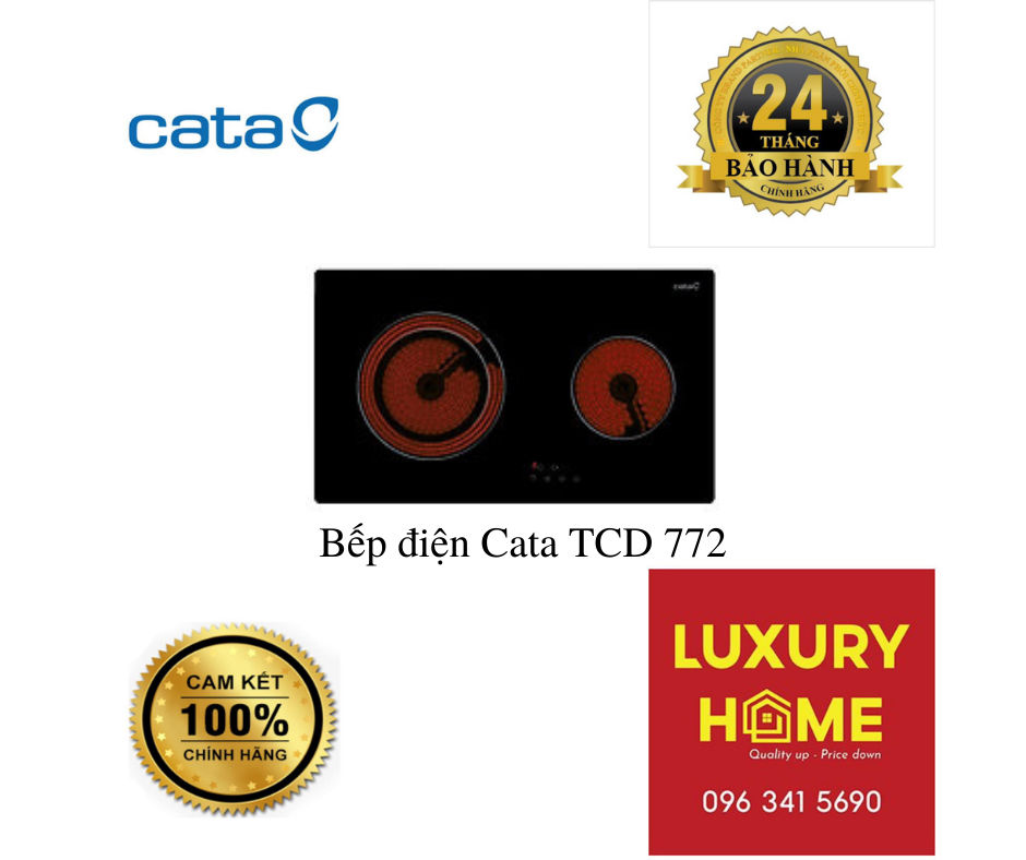 Bếp điện Cata TCD 772 (Hàng Chính Hãng)