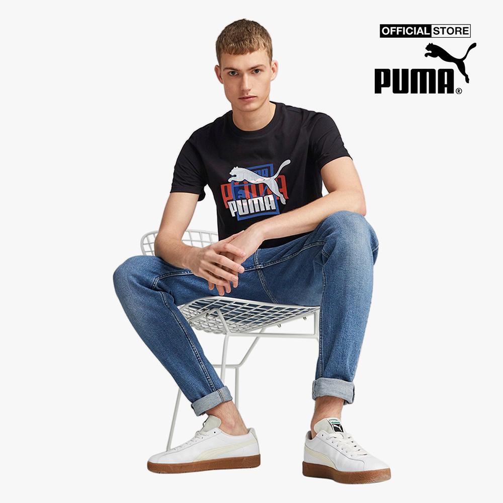 PUMA - Áo thun nam cổ tròn tay ngắn Classics GEN 538180