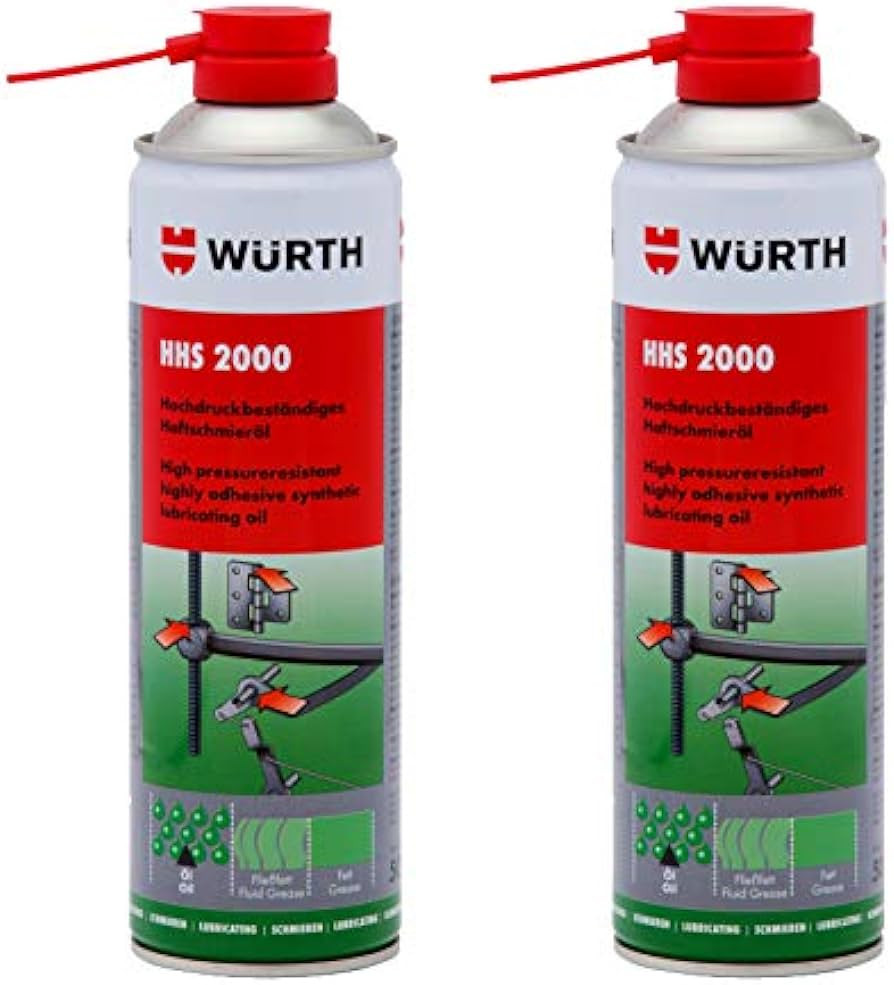 Mỡ Bò Nước Bôi Trơn Chịu Nhiệt Wurth HHS 2000 (500ml) | TriTin