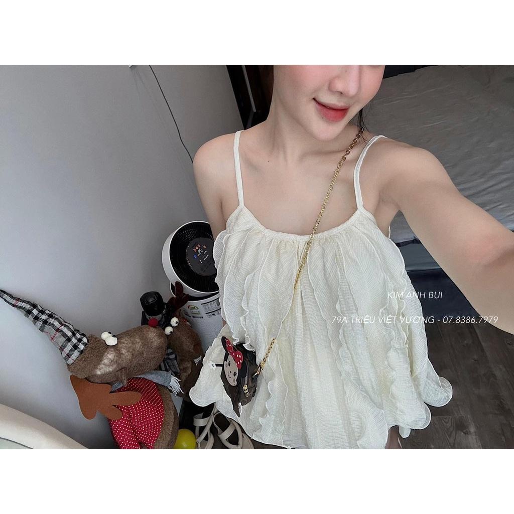 SET ĐI CHƠI, SET 2 MÓN ÁO BÈO 2S DÁNG PHỒNG XÒE PHỐI QUẦN ĐÙI CỰC XINH