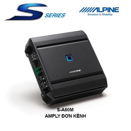 S-A60M Amply ô tô đơn kênh chính hãng Alpine