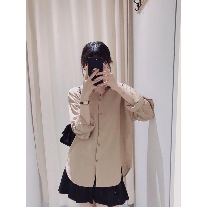 SƠ MI OVERSIZE PASTEL (2 màu)