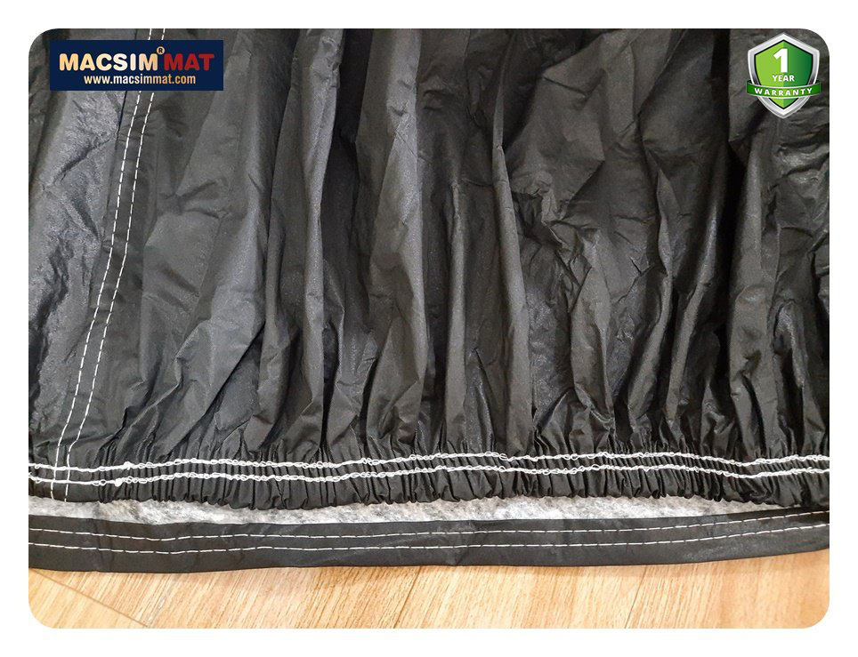 Bạt phủ cao cấp ô tô Toyota Camry thương hiệu Macsim sử dụng trong nhà và ngoài trời chất liệu Polyester - màu đen và mà