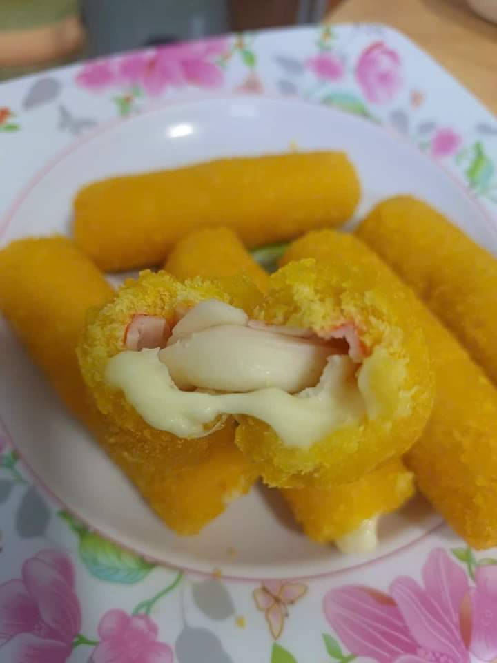 THANH CUA PHÔ MAI KÉO SỢI - KHAY 800 gr - 10 Cây siêu to y hình