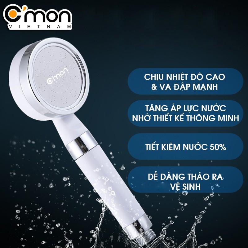 Bộ vòi sen tăng áp C'MON TS-10 + củ sen lạnh CSL-01