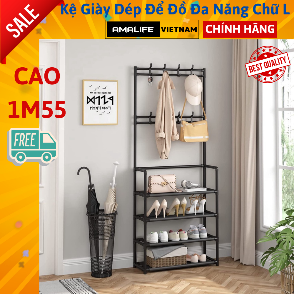 Kệ Để Giày Dép Inox 5 Tầng Chính Hãng Amalife, Giá Để Giày Inox 5 Tầng - Chọn Màu