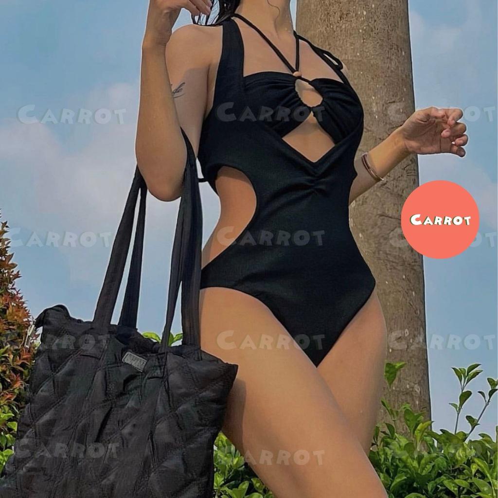 Áo liền quần bodysuit ôm body tôn dáng khoét ngực quyến rũ vải thun cao cấp chất siêu đẹp, mịn carrotxinhdep
