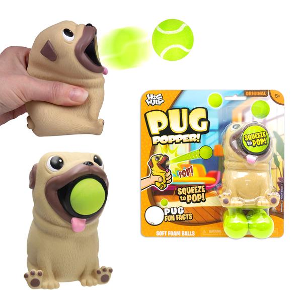 Đồ Chơi Thú Phóng Banh Vui Nhộn - Chó Pug Tinh Nghịch - Hog Wild HW54328