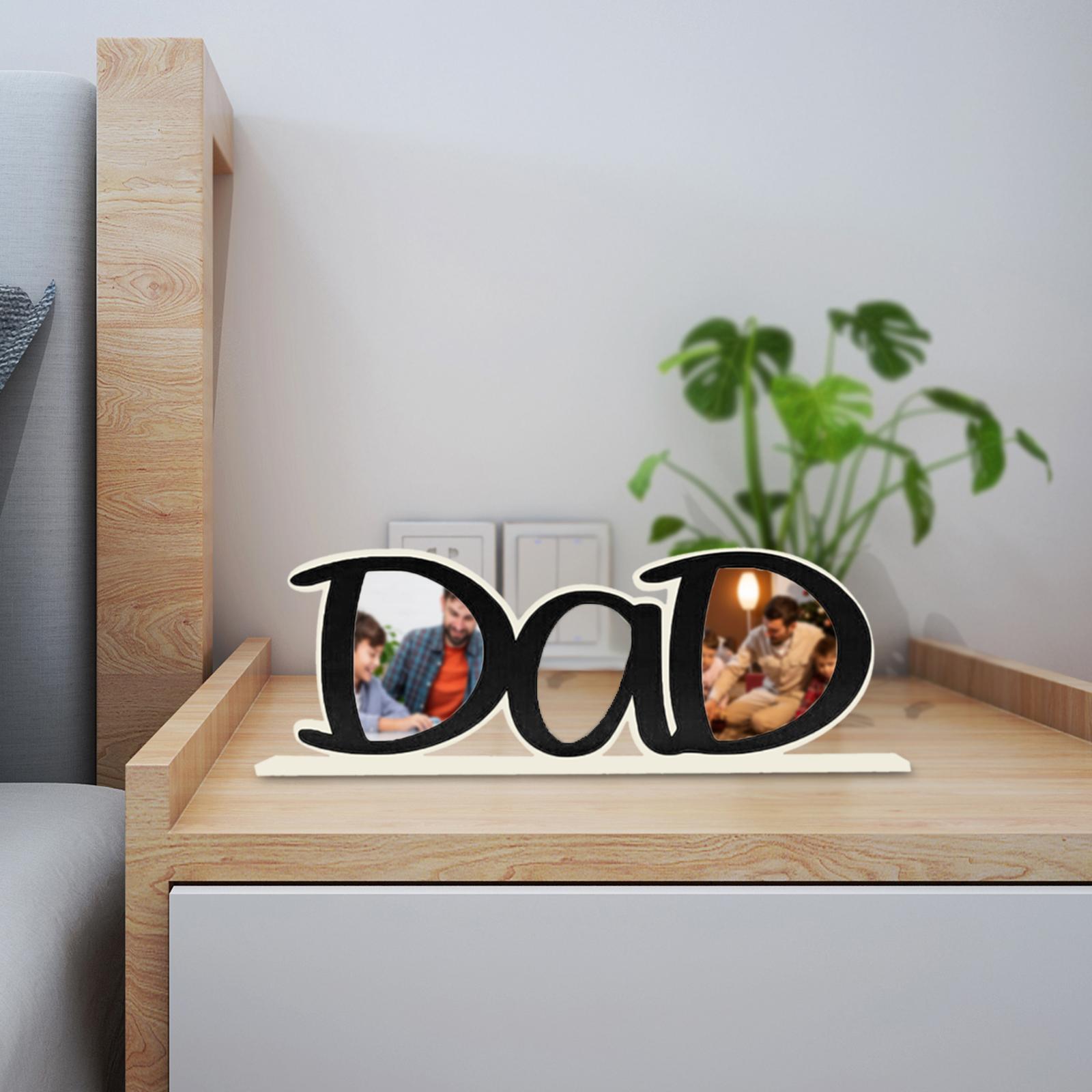 Photo Frame Father's Birthday Gift Tabletop Ornament Dad Image Picture Frame