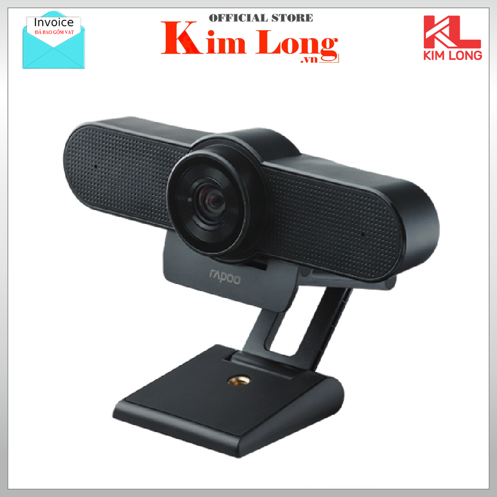 Webcam Rapoo C500 Độ phân giải 4K 2160P Auto Focus, góc 80 độ - Hàng chính hãng