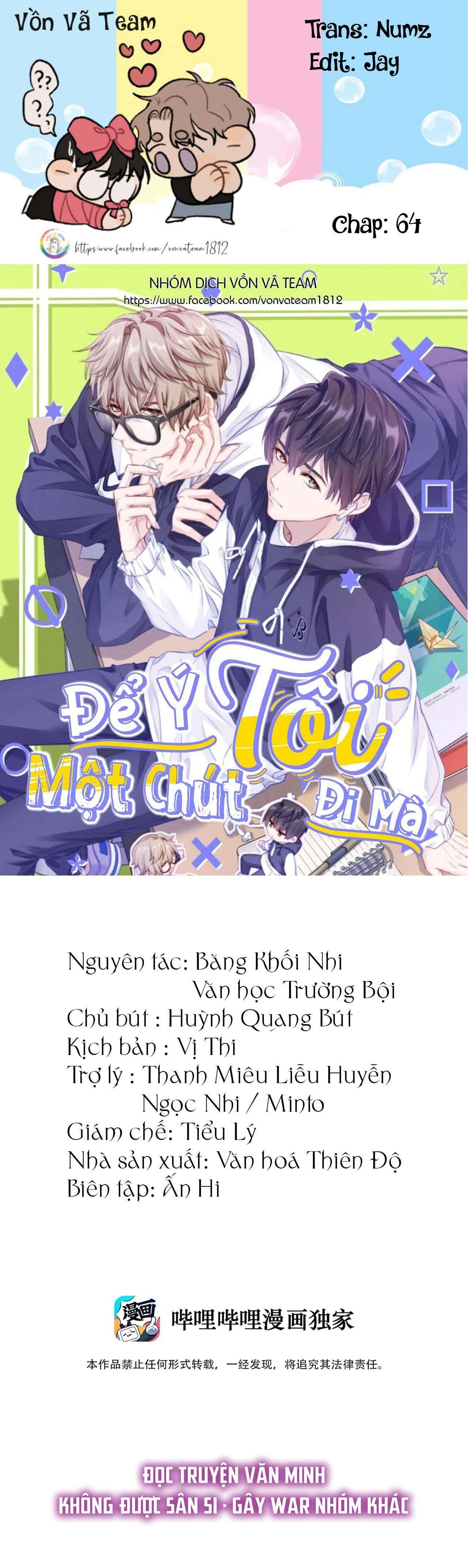 để ý tôi một chút đi mà chapter 64 1