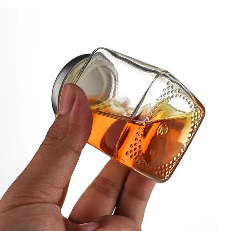 HŨ THỦY TINH VUÔNG 100ML NẮP THIẾC ĐỰNG ĐỒ ĐA NĂNG