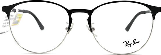 Gọng Kính Unisex Rayban RB6375F 2861 (55 18 145) đen bạc