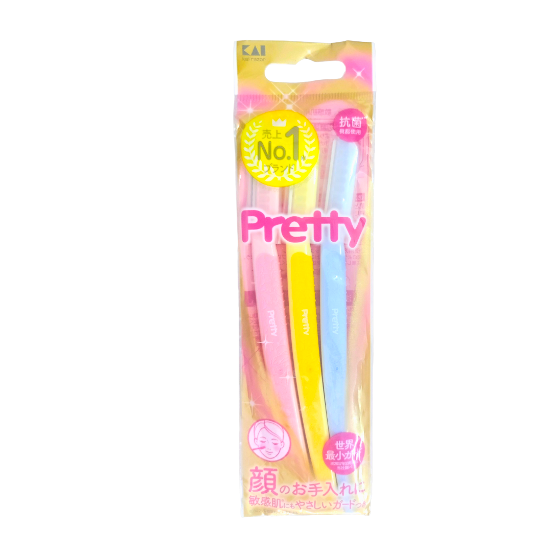 Dao Cạo Lông Mày Cán Dài Kai Pretty 01628-GA0053