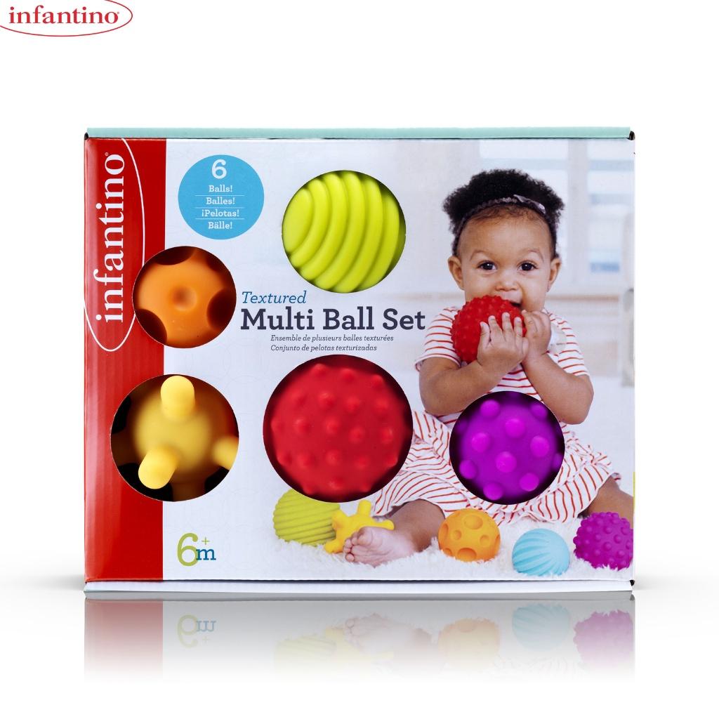 Set Đồ Chơi 6 Trái Bóng INFANTINO Dành Cho Bé Giúp Phát Triển Giác Quan Và Kỹ Năng Của Trẻ