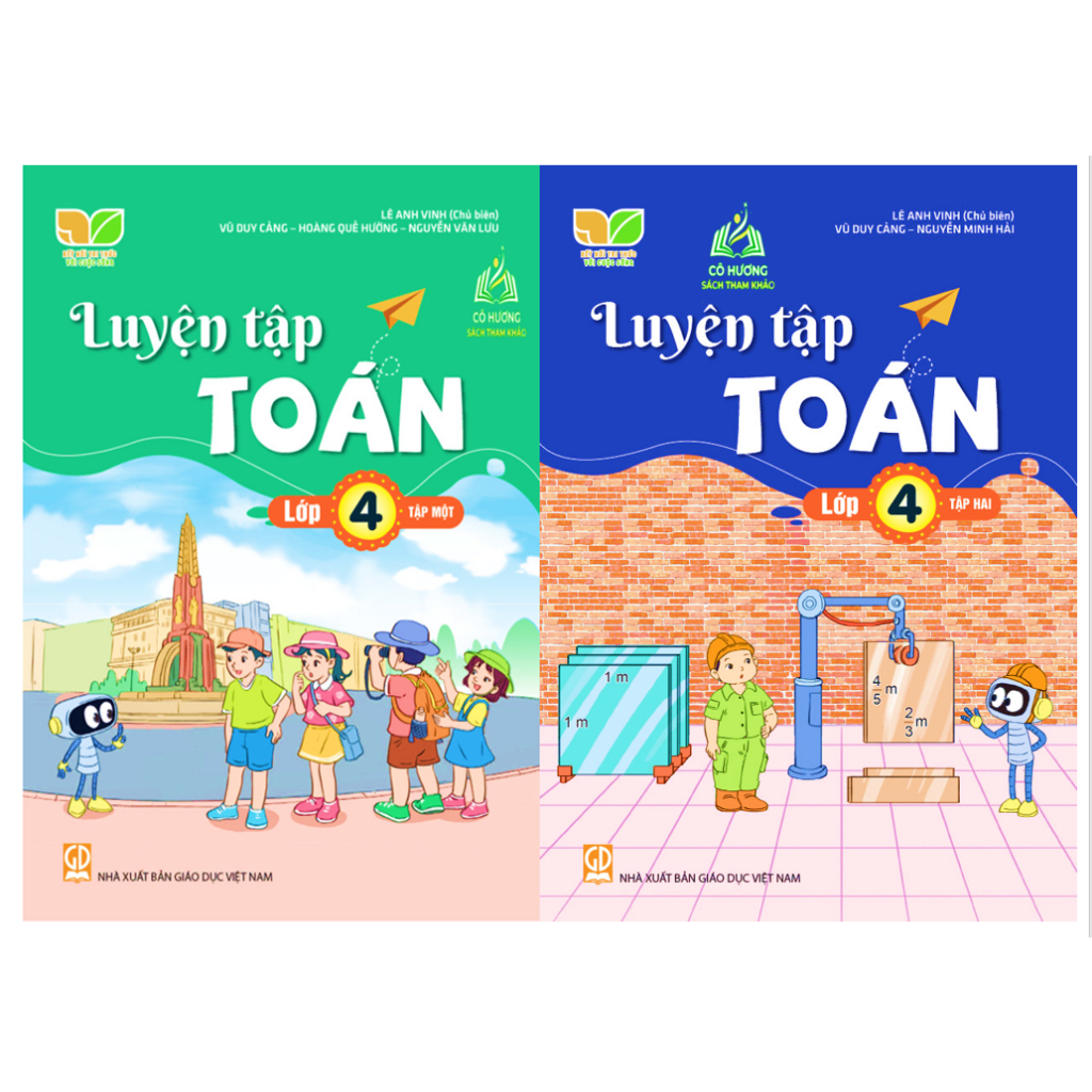 Sách - Combo Luyện tập Toán + Tiếng việt lớp 4 tập 2