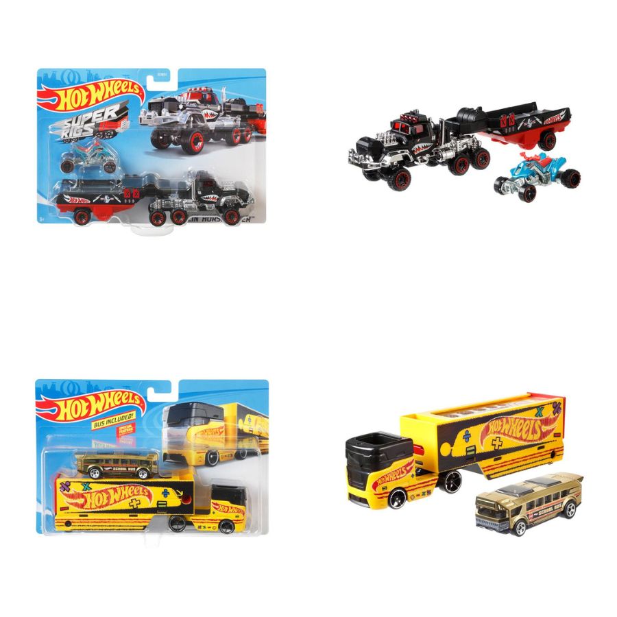 Đồ Chơi Mô Hình HOT WHEELS Siêu Xe Tải Trung Chuyển Hot Wheels BDW51 - Giao hàng ngẫu nhiên